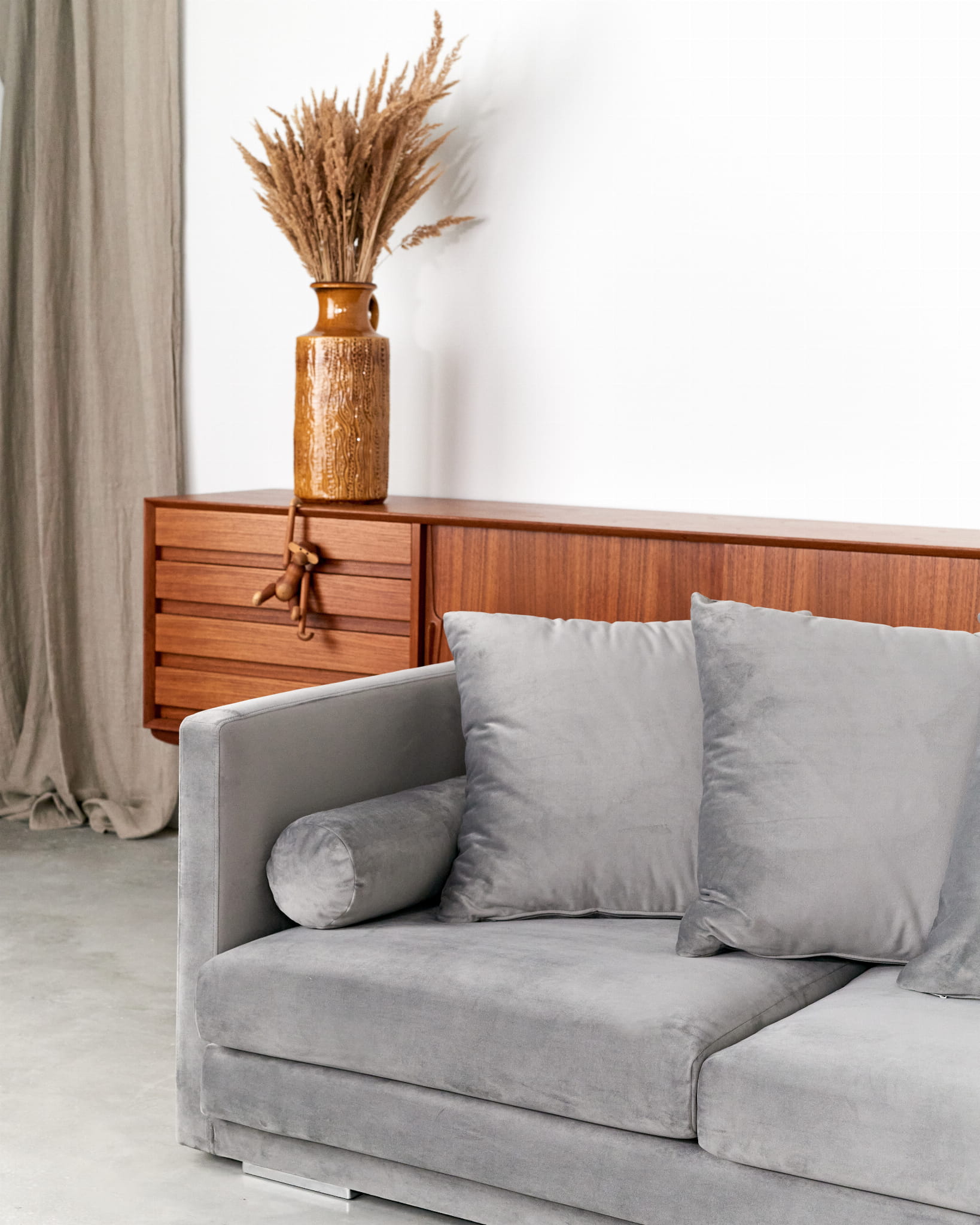 Canapé malmo gris, design scandinave