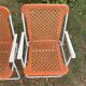 Fauteuils de camping pliants années 70