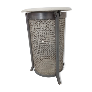 Tabouret corbeille alu