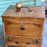 Wooden and steel bird cage