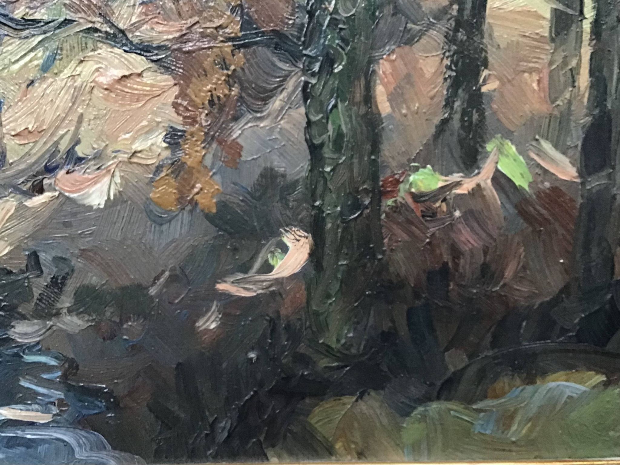 “Stream in the forest” by Modeste-Jean Lhomme. Liège school of landscape