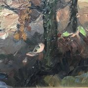 “Stream in the forest” by Modeste-Jean Lhomme. Liège school of landscape