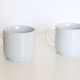 Set of two Italian ceramic mugs