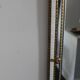 Large Venetian mirror with glazing beads and brass 110x60cm