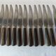 antique knives Noalhat Mary Art Nouveau silver-plated metal handle set