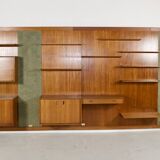 Système mural modulable teck scandinave années 60'