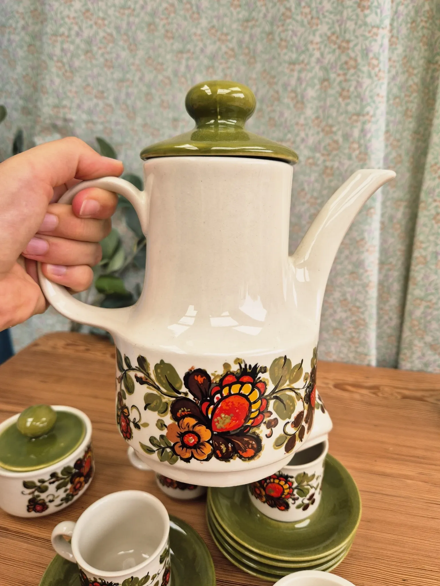 Service complet café vintage