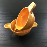 Pair of Provençal yellow bowls