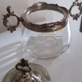 Sugar bowl in silver metal