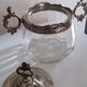Sugar bowl in silver metal