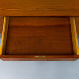 Freestanding vintage teak desk 1960s