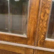 Old library with glass doors