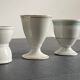 4 antique ceramic egg cups