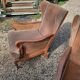 Set of 2 english canne chairs