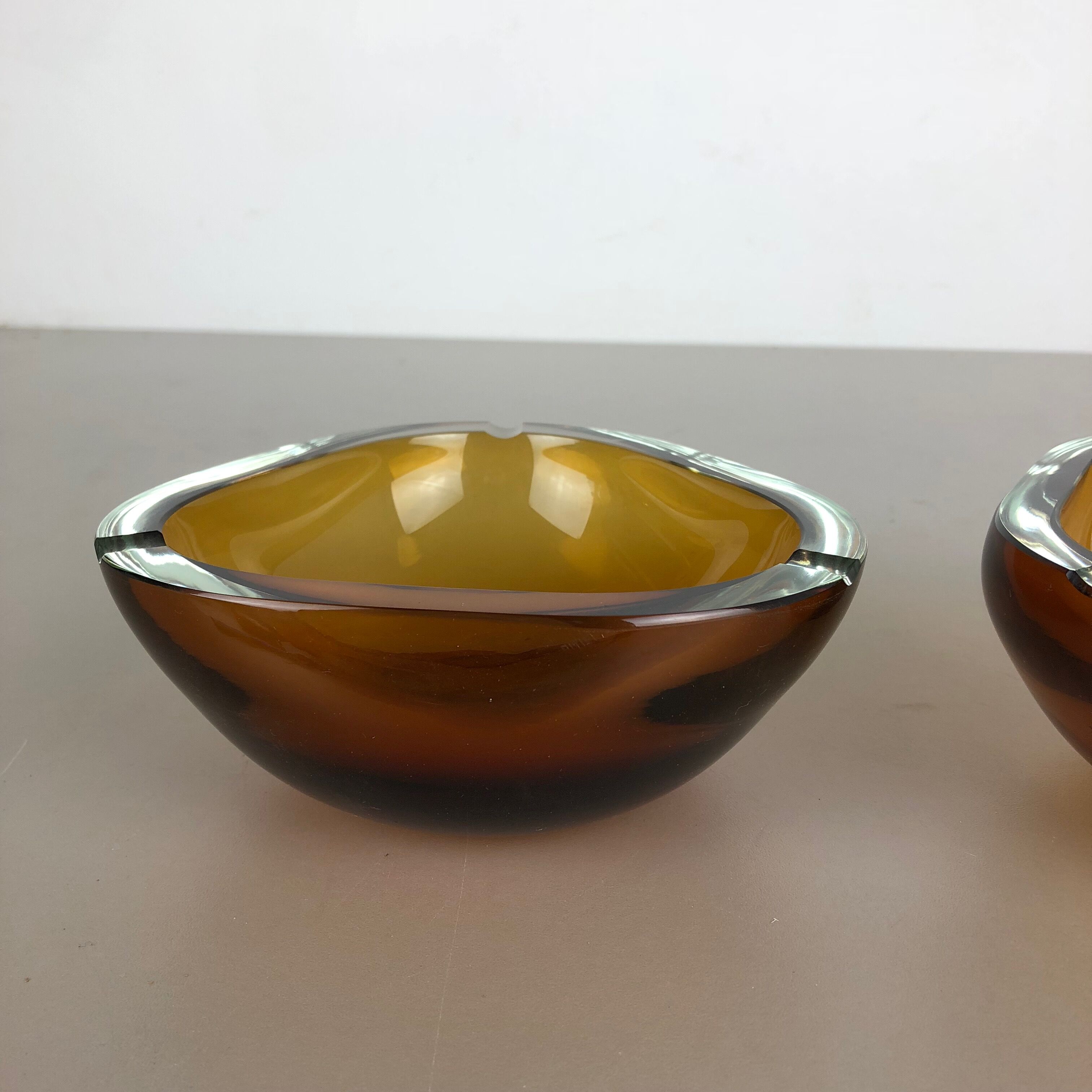 Murano ashtray elements by Antonio da Ros for Cenedese 1960s