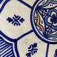 Cobalt blue Moroccan plate