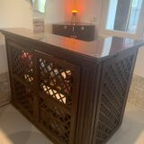 🍸 Vintage corner bar with sink and mini-fridge – unique piece