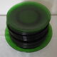 Service 19 pieces Vereco vert transparent
