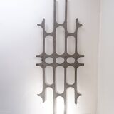 Brutalist cast aluminum door panel in the style of Paul Evans, 1960s