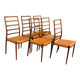 Série de Chaises scandinaves années 1960 de Niels Otto Møller