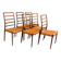 Série de Chaises scandinaves années 1960 de Niels Otto Møller