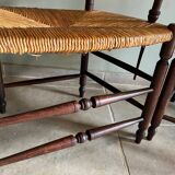 Pair of brutalist armchairs