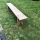 Banc en chêne massif