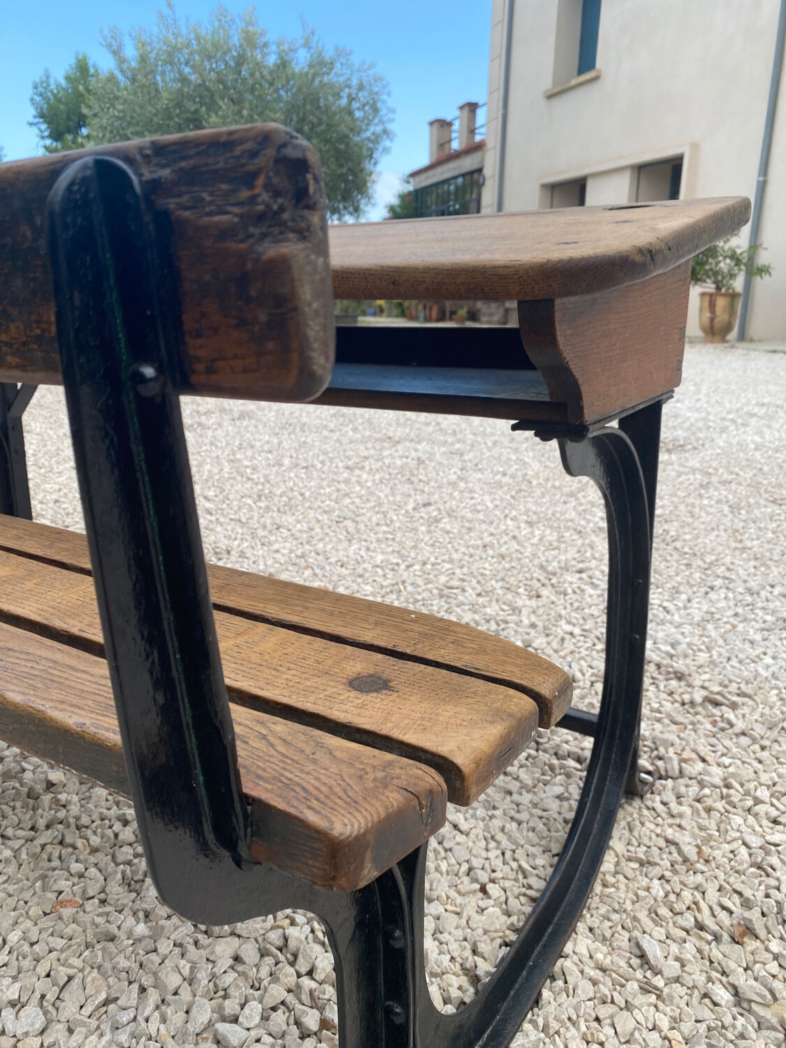 Bureau d’écolier avec banc | Selency