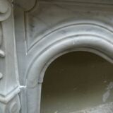 Louis XVI marble fireplace from the 19th century