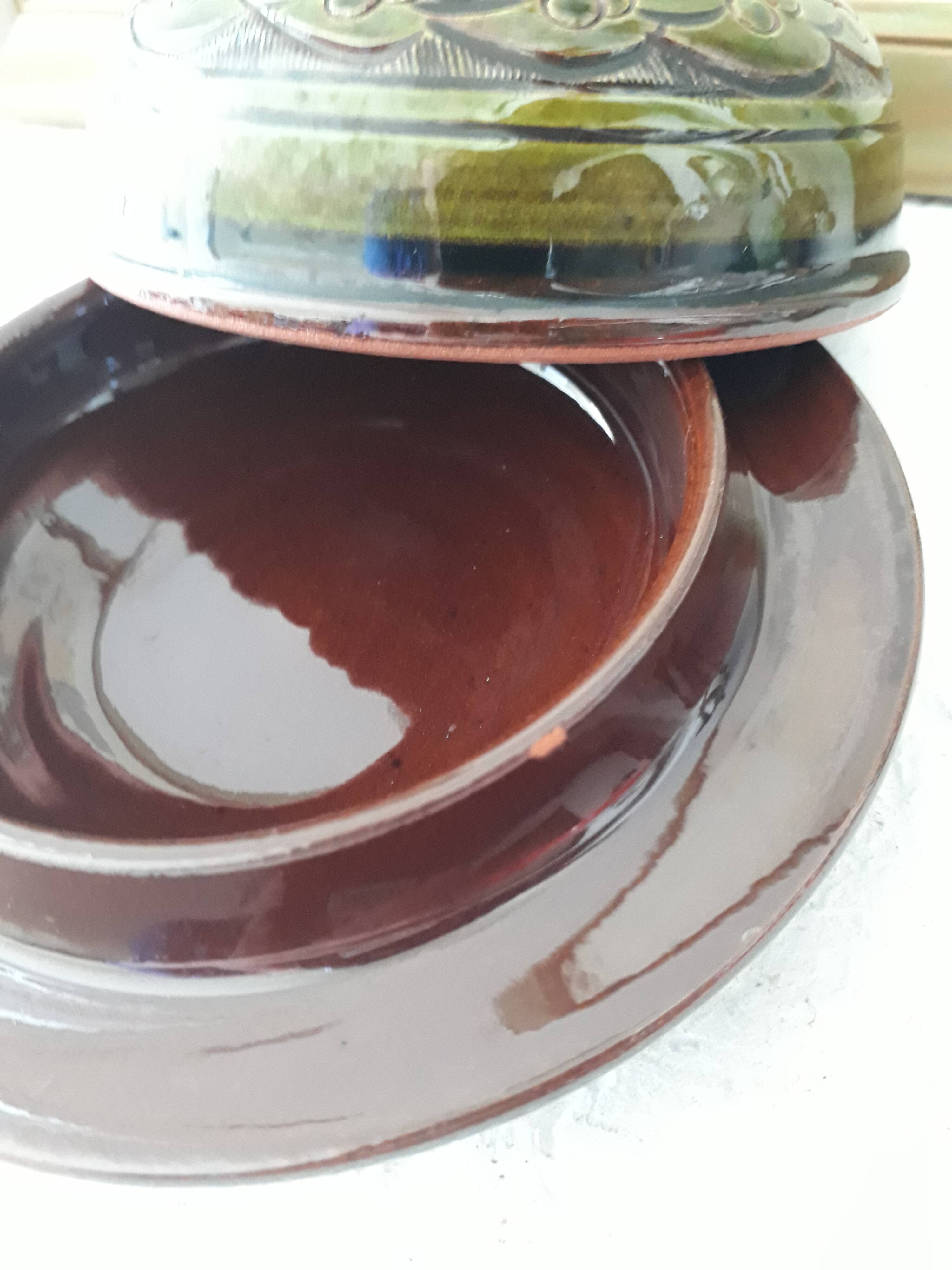 Artisanal butter dish