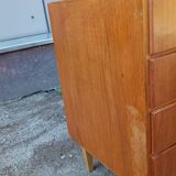 Vintage Scandinavian low enfilade in teak – 1960s