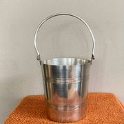 Ice bucket with handle from the late 19th / early 20th century in hallmarked silver-plated metal