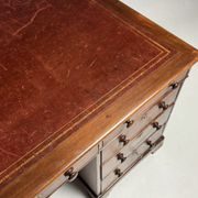 Mahogany partner desk English 19th century