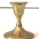 Bougeoir ancien laiton doré