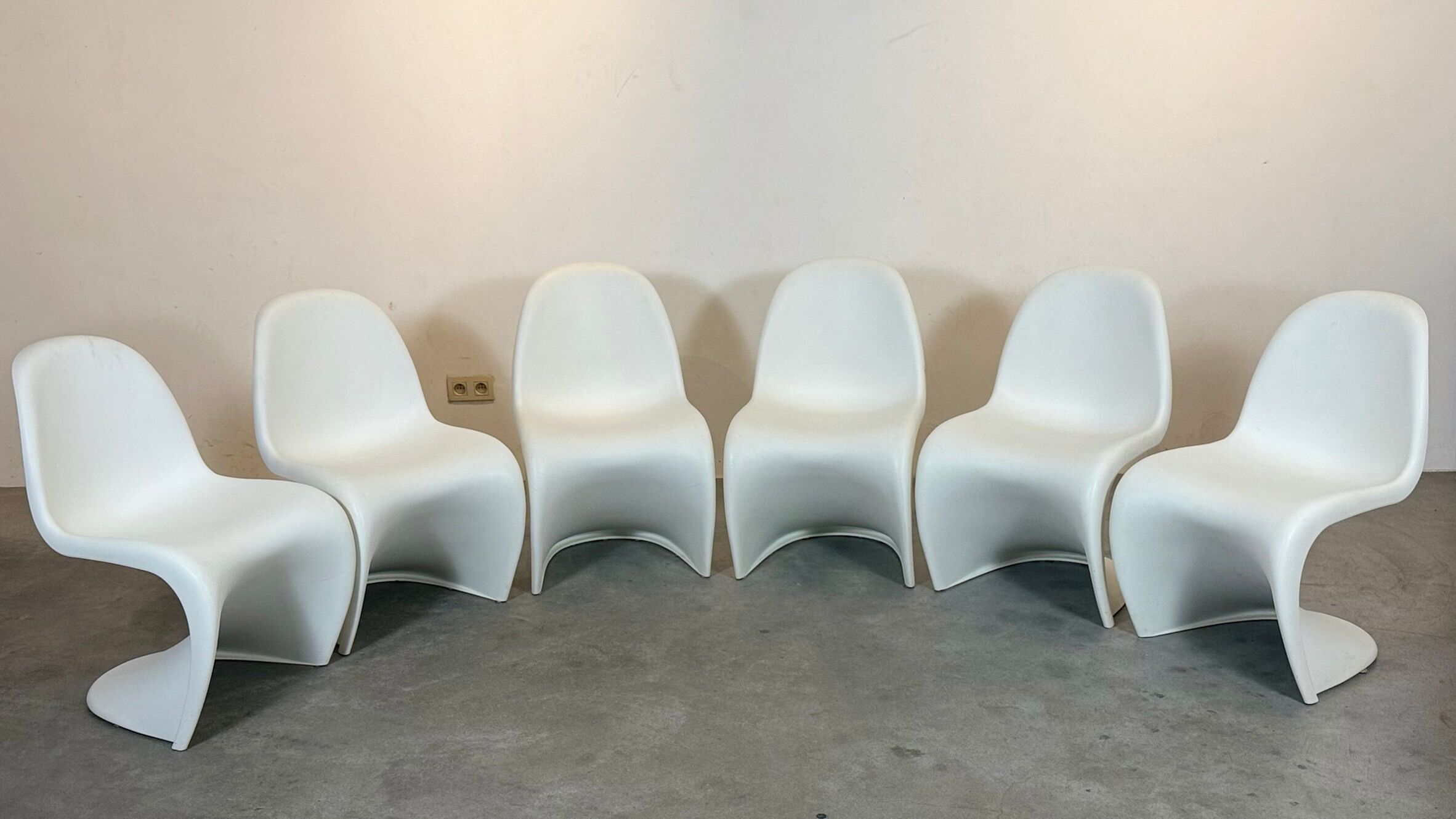 6 original Panton chairs - Vitra Edition (2010)