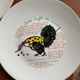 Series of 6 raymond oliver plates