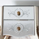 Mirror art deco bedside table