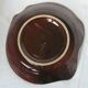 Ceramic dish - vintage - Harlequin colors