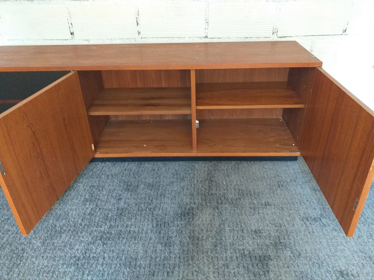 Louis Paolozzi sideboatd in teak modernist design 60