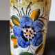 Pair of vases German ceramic bottle VEB Haldensleben