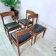 4 Chaises scandinaves Henning Kjaernulf