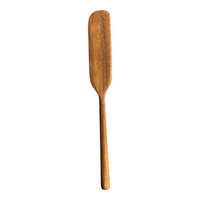 Petite spatule, couteau à tartiner en teck monoxyle indonésien L18 l2