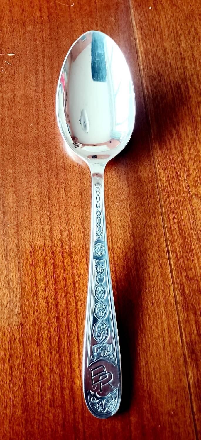 Set of 12 small Christofle Art Deco spoons