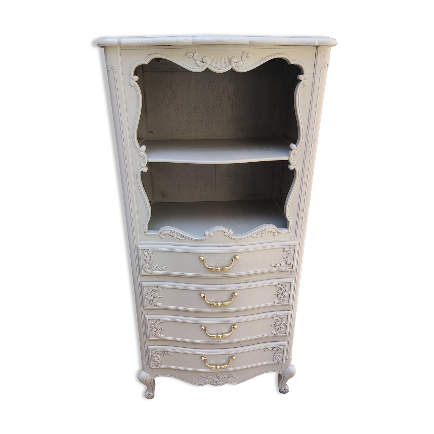 Rag picker four oak drawers