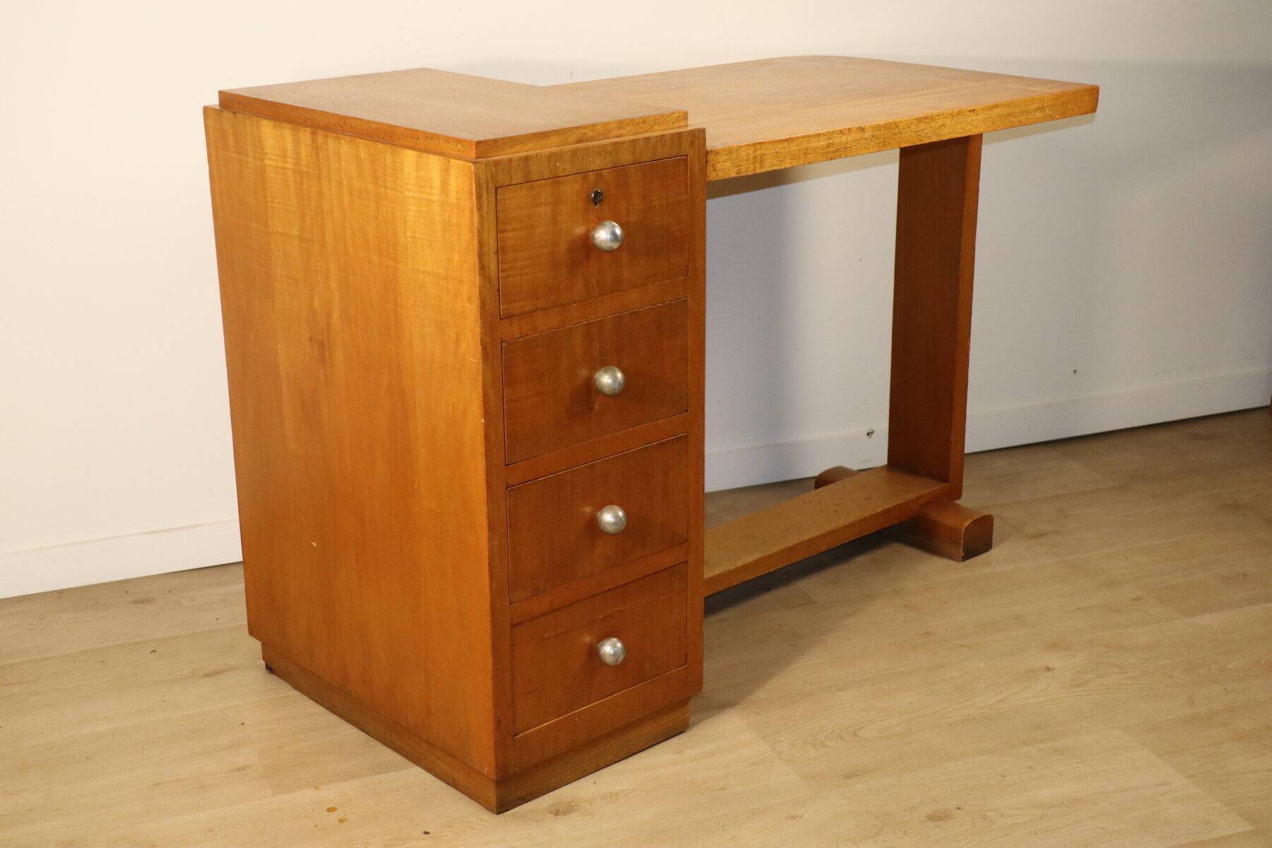 Art Deco style wooden desk, 1940