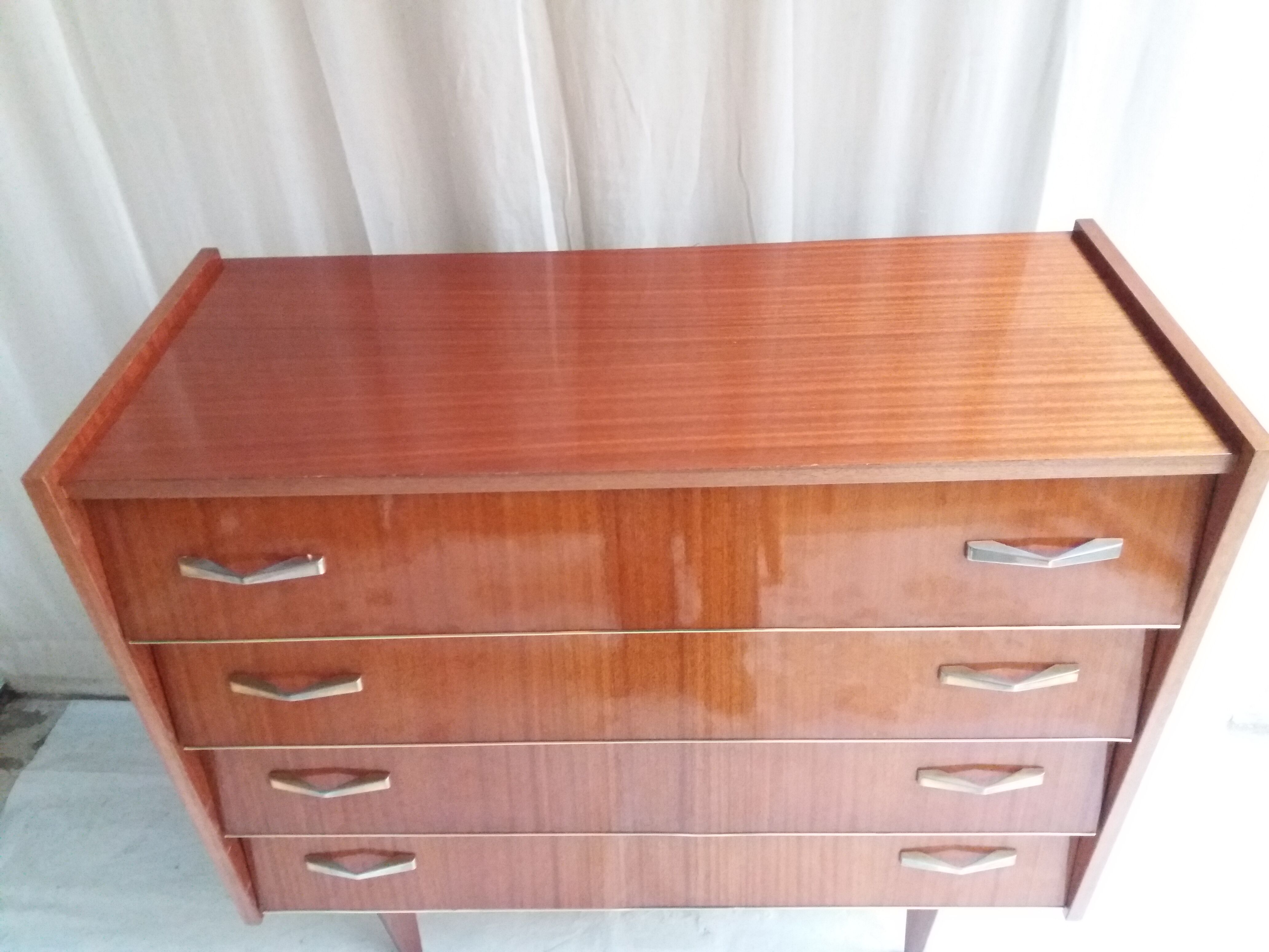 Chest of drawers vintage sixties