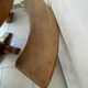 Round Barrois table with benches