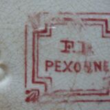 Plate Pexonne rose