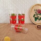 Set of 5 henkel seventies apple glasses