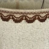 Vintage sandstone lamp Ht 60 cm 1970s